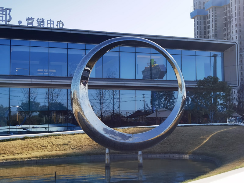 湖南售樓部不銹鋼雕塑