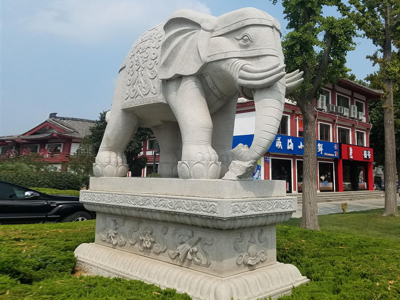 湖南石雕大象工程案例