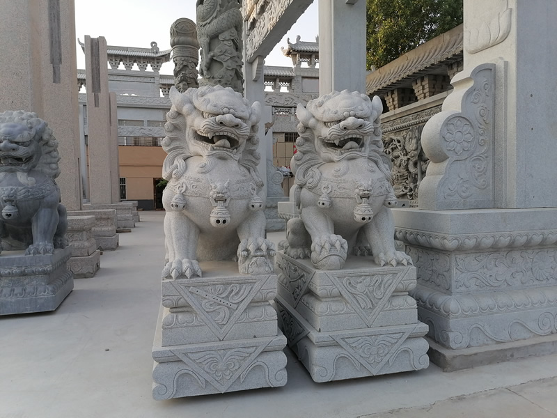 湖南獅子石雕案例