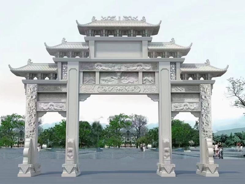 湖南石雕牌樓牌坊