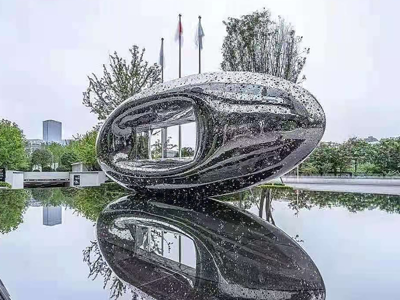 湖南房地產不銹鋼雕塑